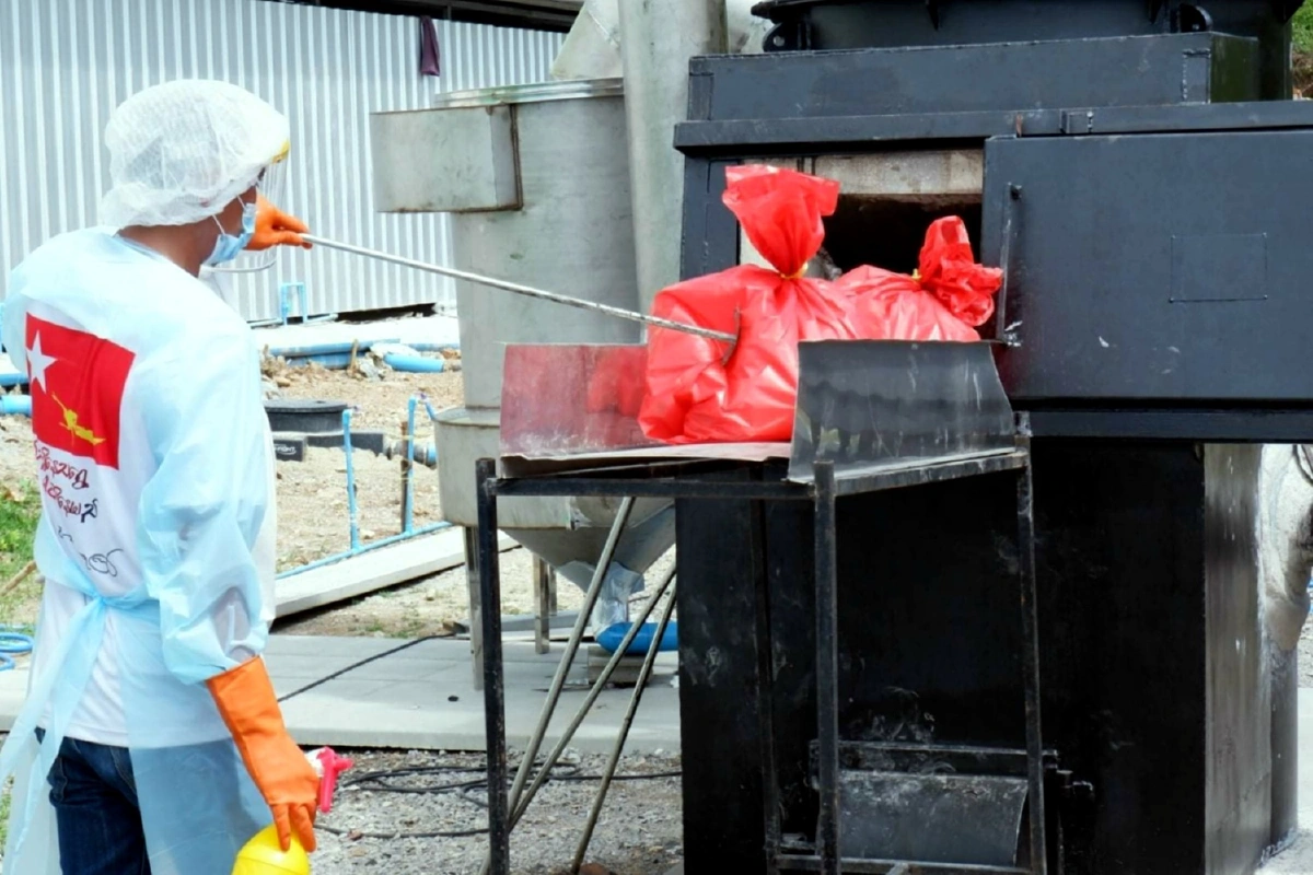 เพชรบุรีเผยกำจัดขยะติดโควิดด้วยความร้อนสูงสุดไม่กระทบชุมชน