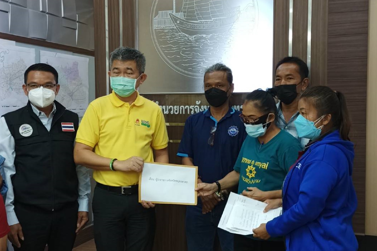 แรงงานสมุทรสาครหวั่นคลัสเตอร์ใหม่โผล่ยื่น3ข้อหยุดการแพร่เชื้อ แรงงานสมุทรสาครหวั่นคลัสเตอร์ใหม่โผล่ยื่น3ข้อหยุดการแพร่เชื้อ