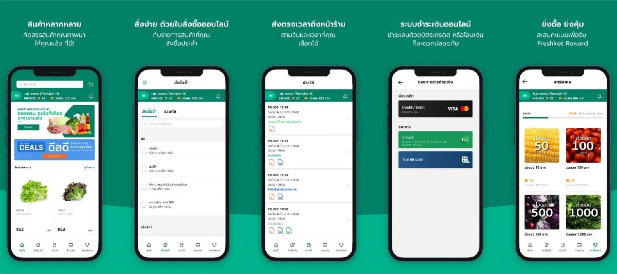 Freshket ตลาดสดออนไลน์ ส่งไวภายใน 24 ชม.
