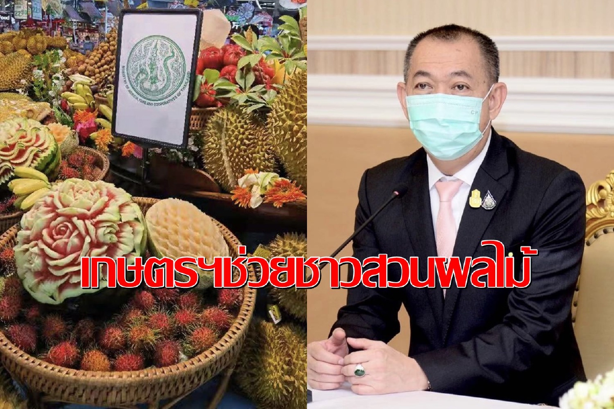 เกษตรฯสั่งระบายผลไม้ตลาดออนไลน์-ออฟไลน์ช่วยชาวสวนทุกฤดูการผลิต เกษตรฯสั่งระบายผลไม้ตลาดออนไลน์-ออฟไลน์ช่วยชาวสวนทุกฤดูการผลิต