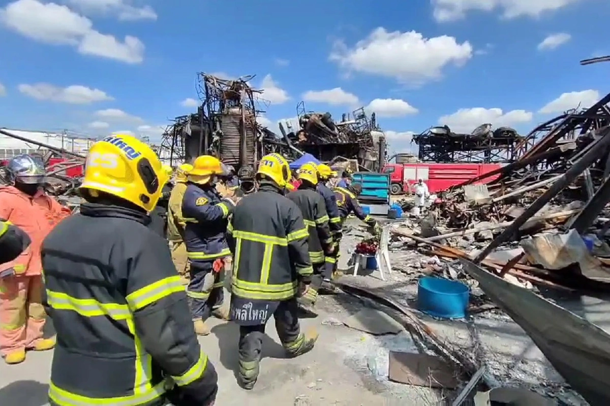 สดุดีไว้อาลัย"พอส"จบภารกิจกู้ภัยสารเคมีหมิงตี้