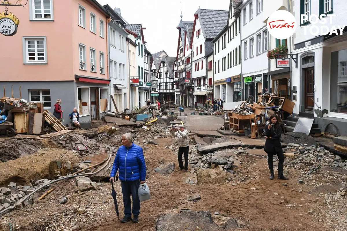 เยอรมนีเจอน้ำท่วมครั้งใหญ่ในรอบหลายศตวรรษดับเกินร้อย