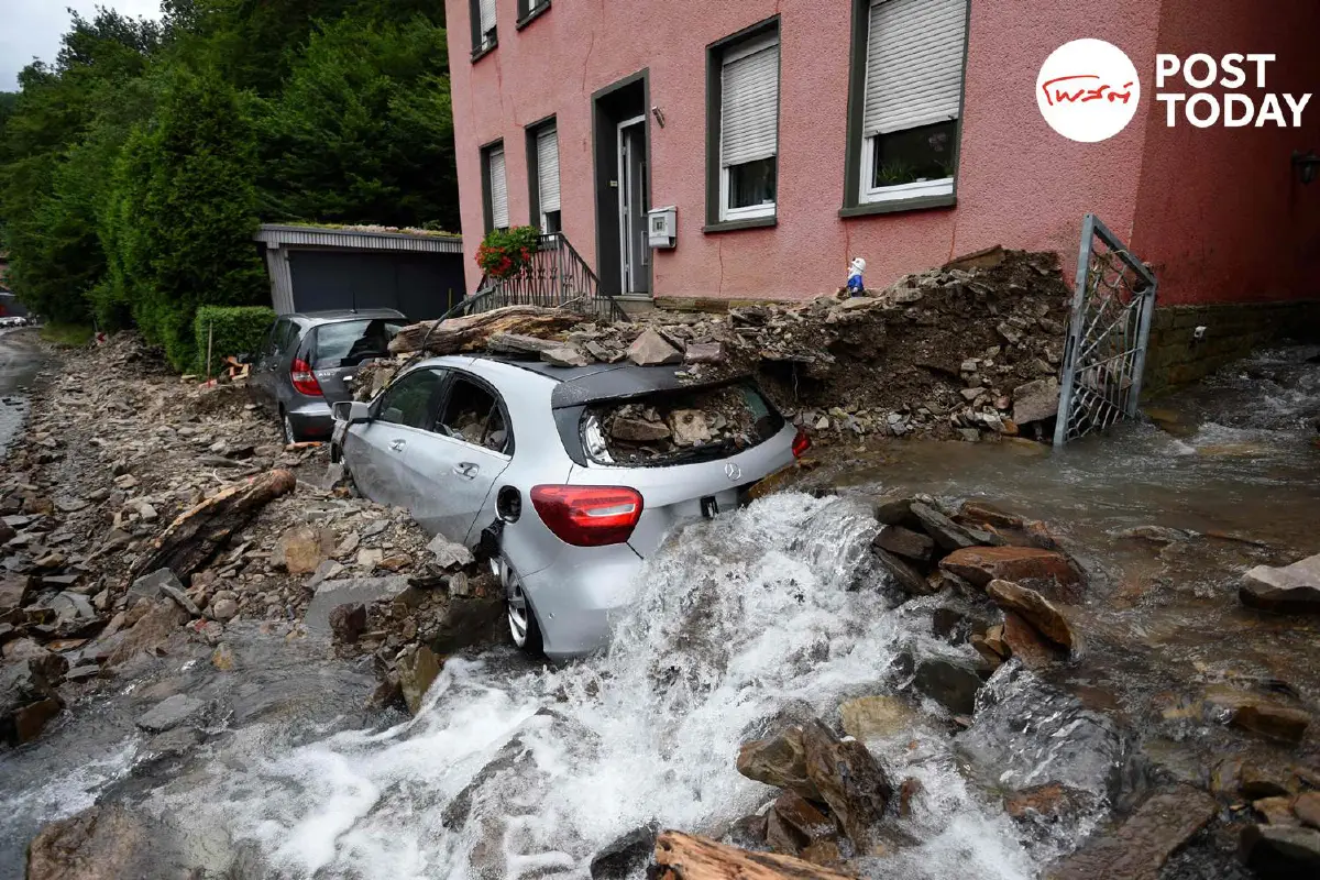 เยอรมนีเจอน้ำท่วมครั้งใหญ่ในรอบหลายศตวรรษดับเกินร้อย