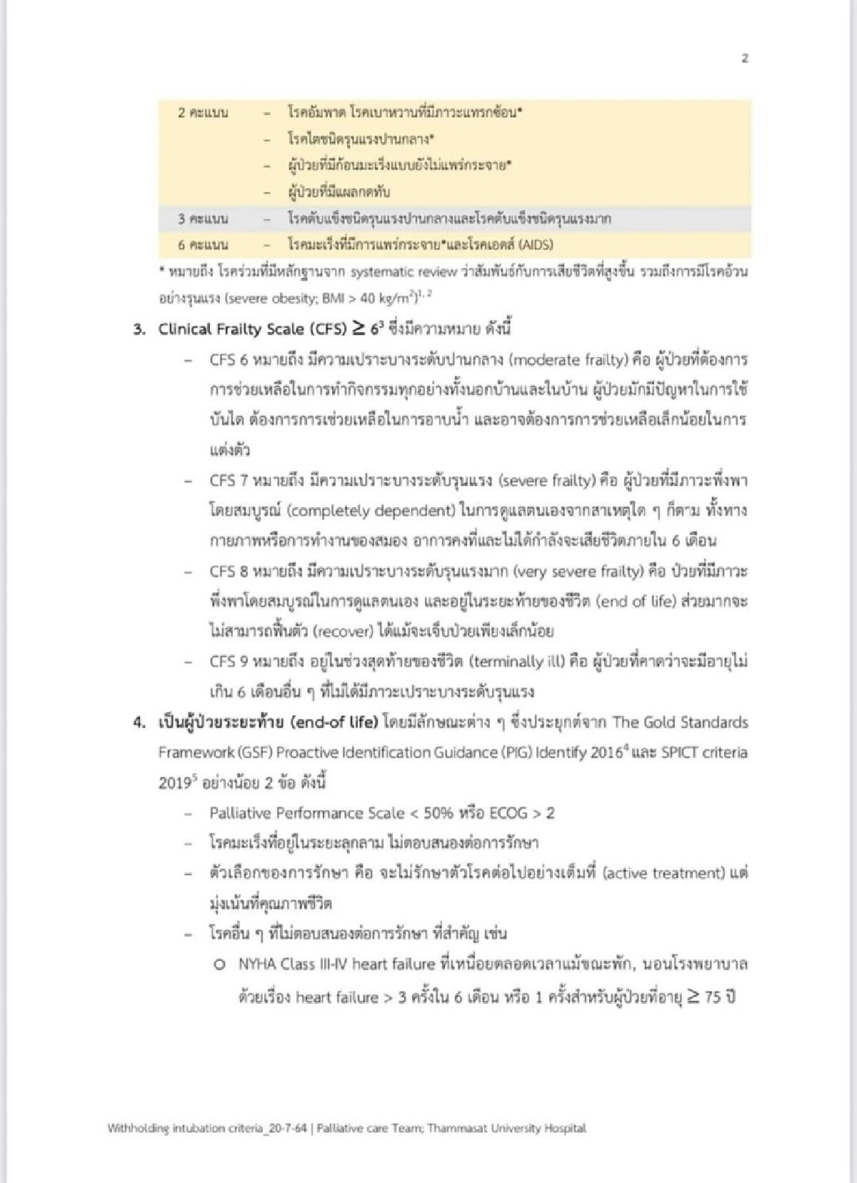 วิกฤต! รพ.ธรรมศาสตร์ฯ ออกหลักเกณฑ์พิจารณา ไม่ใส่ "ท่อช่วยหายใจ" ผู้ป่วยโควิด
