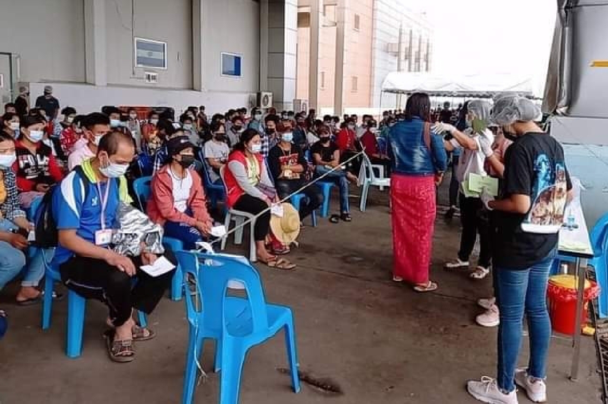 เพชรบูรณ์ตรวจโควิดคลัสเตอร์โรงงานสหฟาร์มติดเชื้อกว่า1พันคน