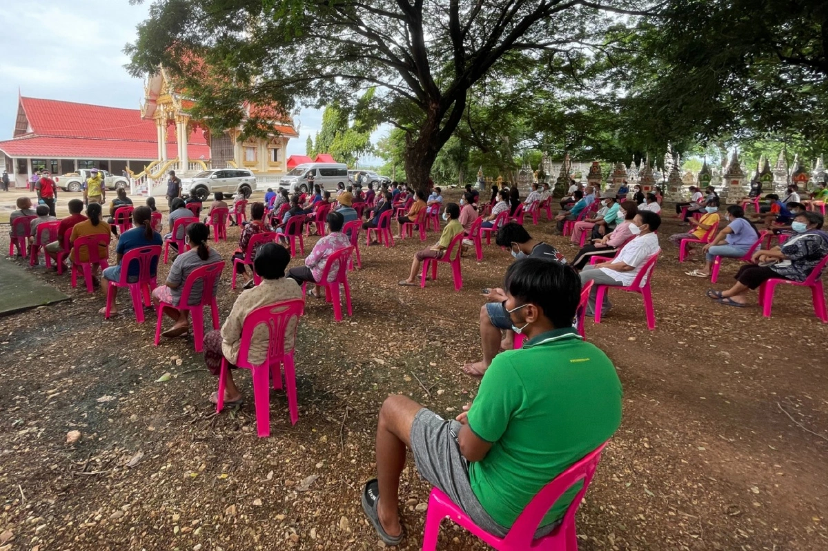 จับตรวจโควิด4หมู่บ้าน1,014 รายเจอติดเชื้อ138คน