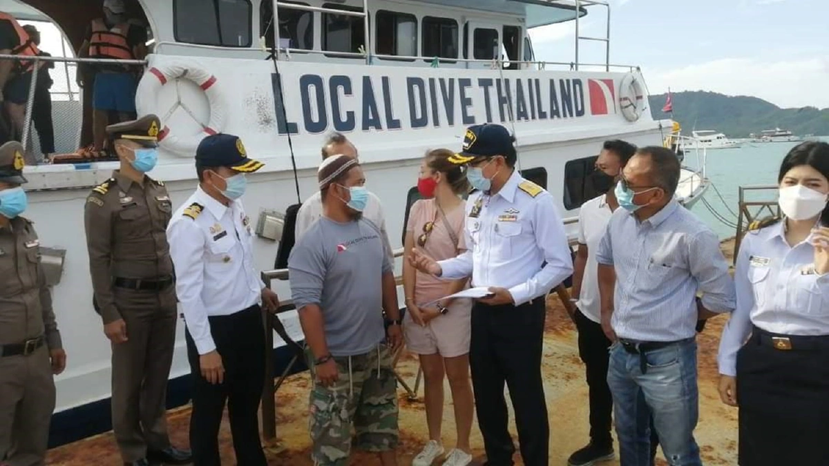 ตรวจท่าเรืออ่าวฉลองหนุน"ภูเก็ตแซนด์บ็อกซ์"คุมเข้มโควิด