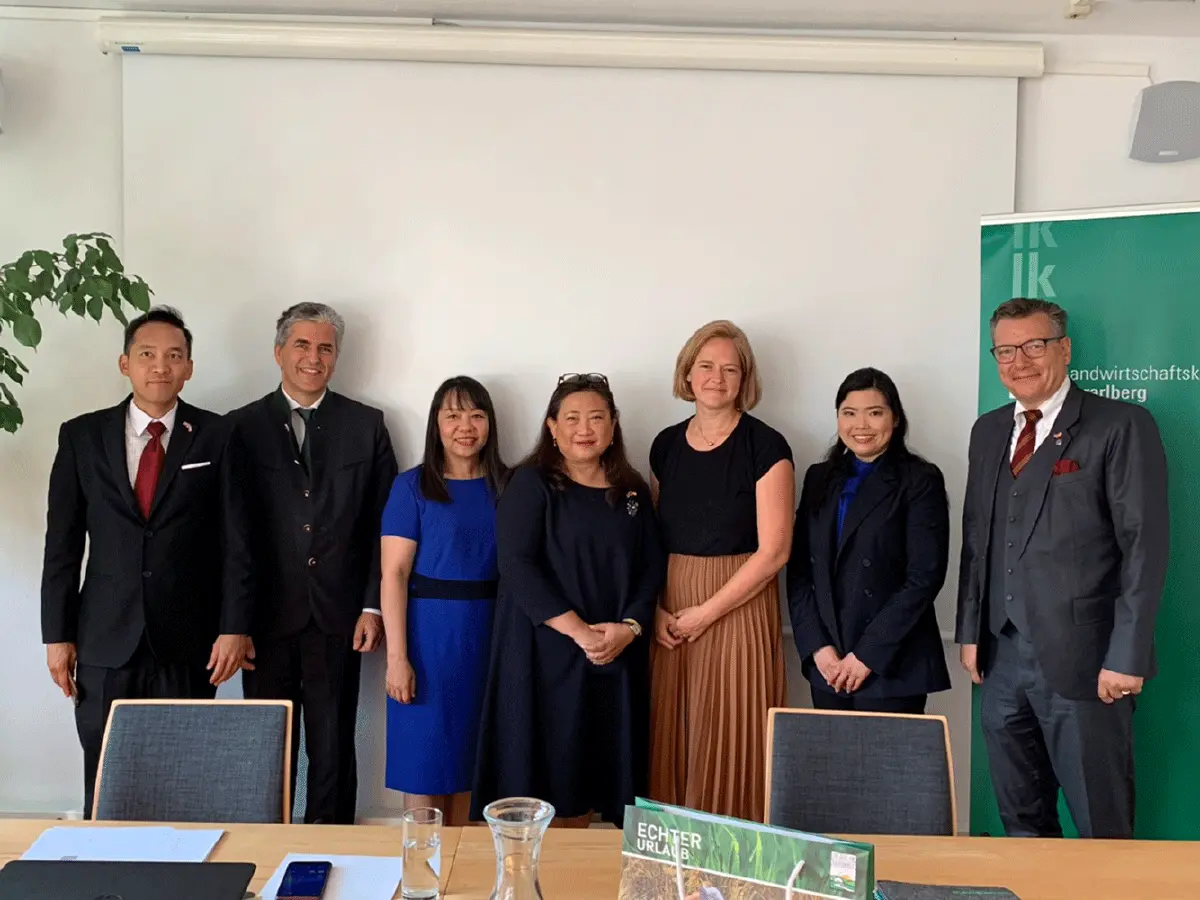 สถานทูตไทยในเวียนนาและบีโอไอ แฟรงก์เฟิร์ต เยือนหน่วยงานภาครัฐและเอกชนในรัฐโฟราร์ลแบร์ก