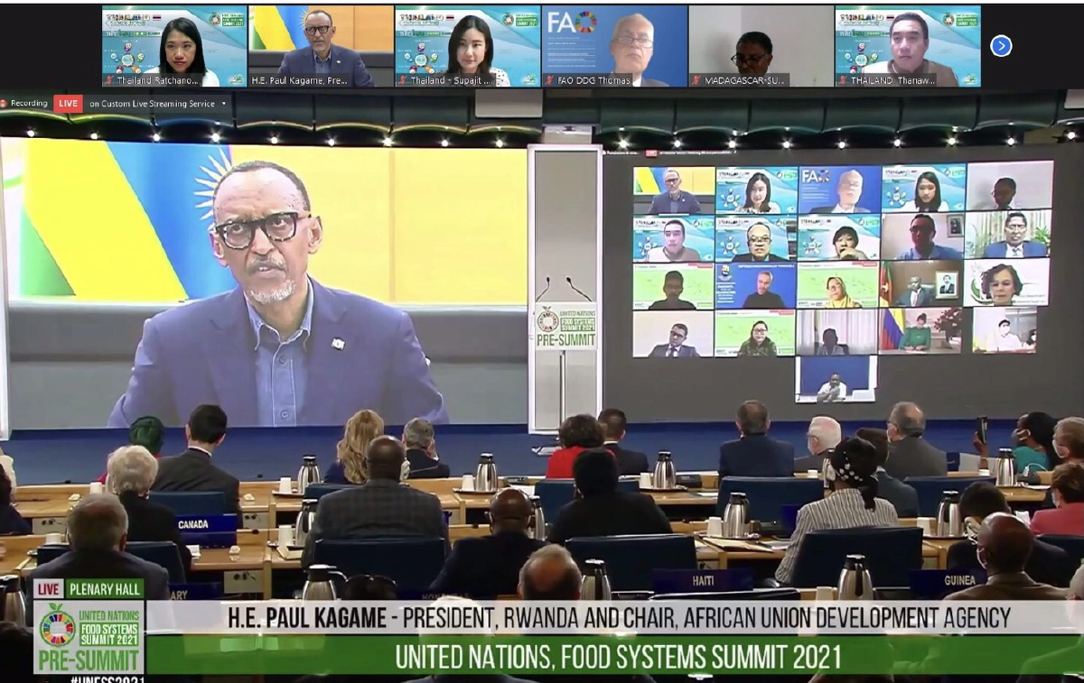 "เฉลิมชัย"ขึ้นเวทียูเอ็นโชว์นโยบายระบบอาหารและเกษตรไทย