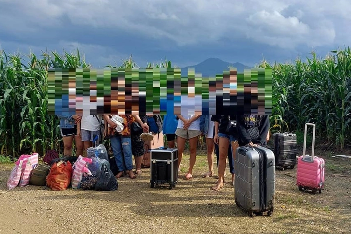 ทหารคุม23ชาวเมียนมาลอบข้ามแดนพบหนีโควิดที่ระบาดอย่างหนัก