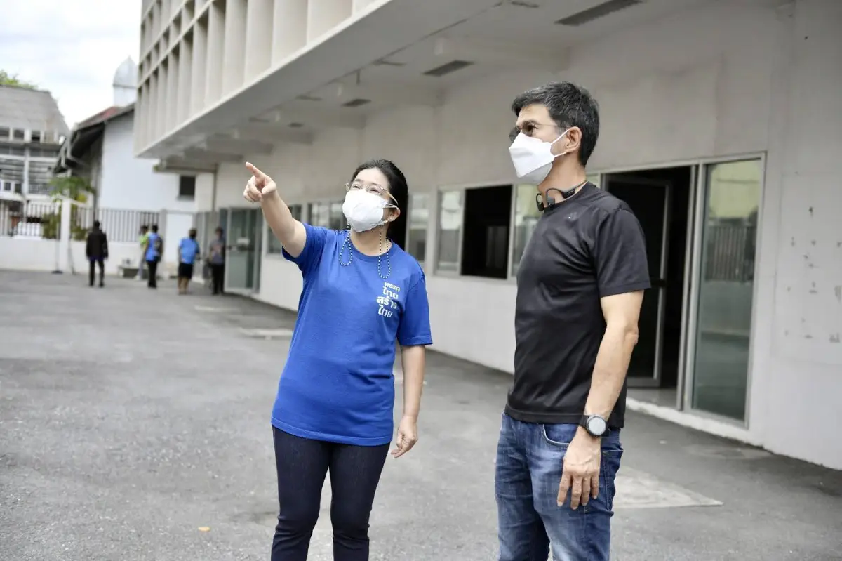 'ไทยสร้างไทย'จับมือรพ.THG สนง.เขตป้อมปราบฯ สร้างศูนย์CI รับผู้ติดเชื้อ120คน