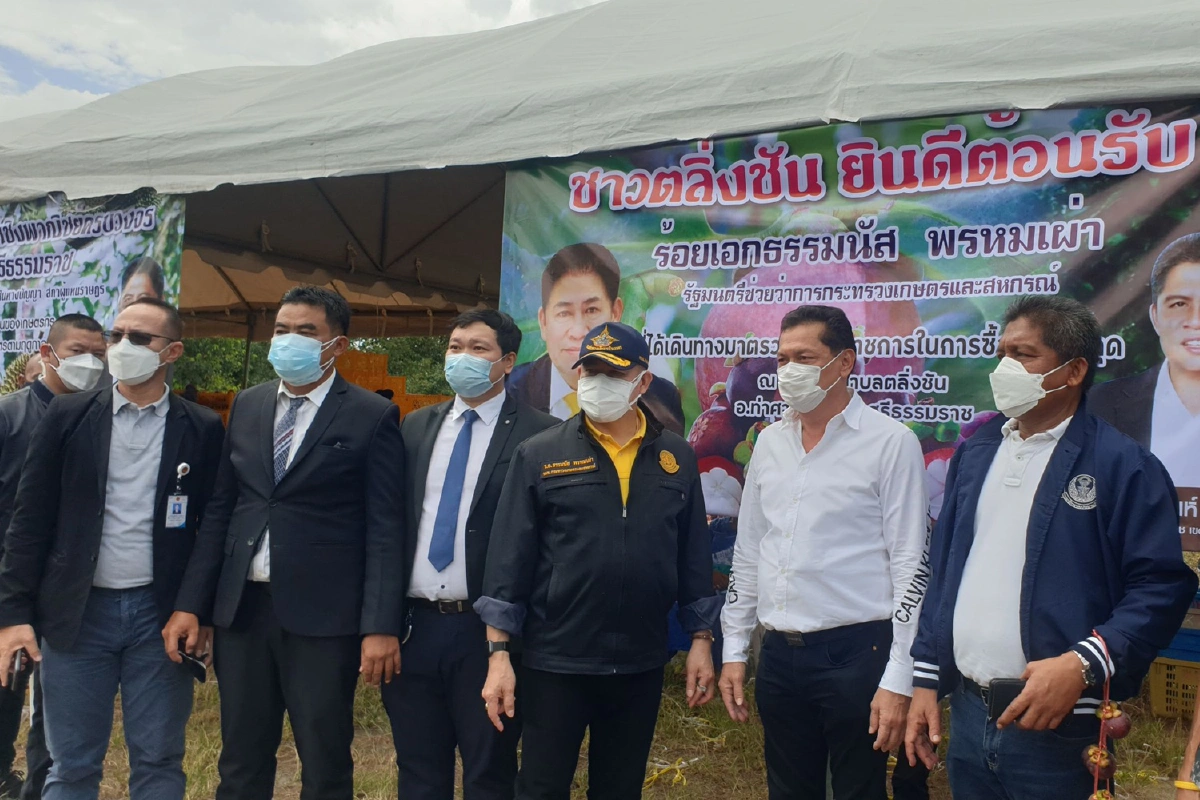 "ธรรมนัส"ควักเงินแสนเหมามังคุด20ตันช่วยชาวสวน