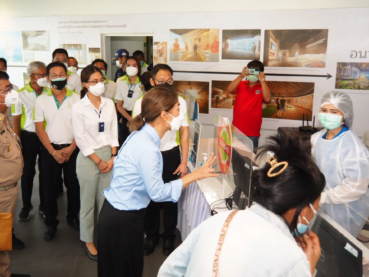 อบจ.ปากน้ำเริ่มฉีดวัคซีนซิโนฟาร์มล็อตแรกแล้ว