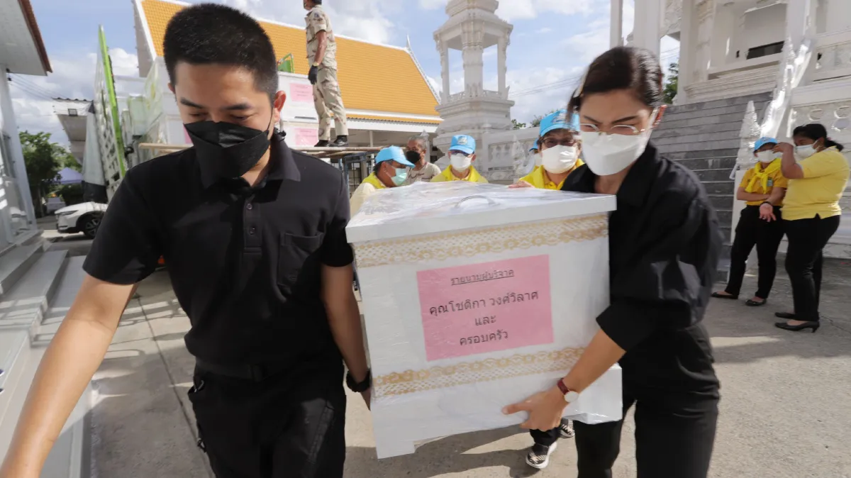 เหล่าดาราบริจาคโลงศพให้วัดชินวรารามฯช่วยผู้ป่วยโควิดยากไร้