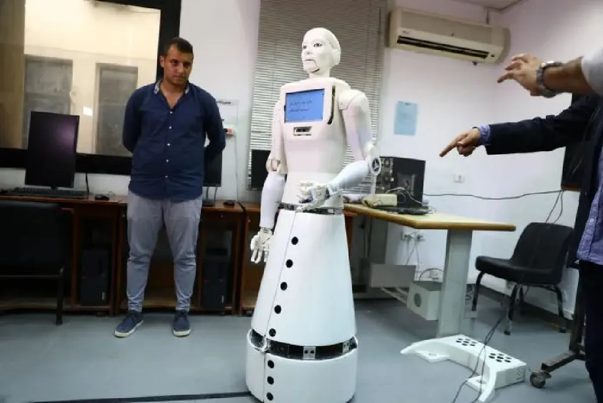 อียิปต์เปิดตัว 'หุ่นยนต์พยาบาล' ตัวช่วยแพทย์ยุคโควิด