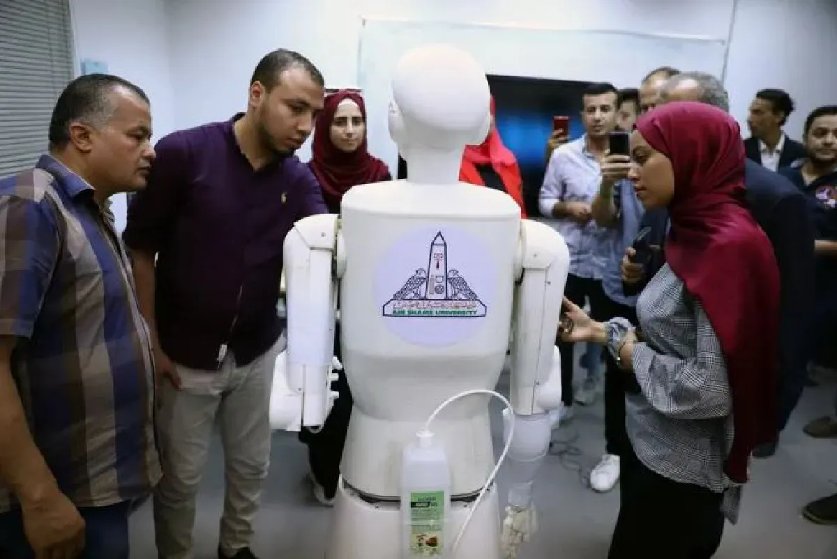 อียิปต์เปิดตัว 'หุ่นยนต์พยาบาล' ตัวช่วยแพทย์ยุคโควิด