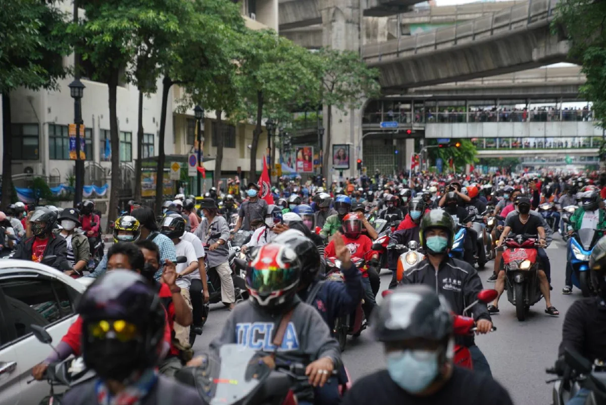 ภาพชุด Car Parkสายราชประสงค์เคลื่อนขบวนรอบเมือง