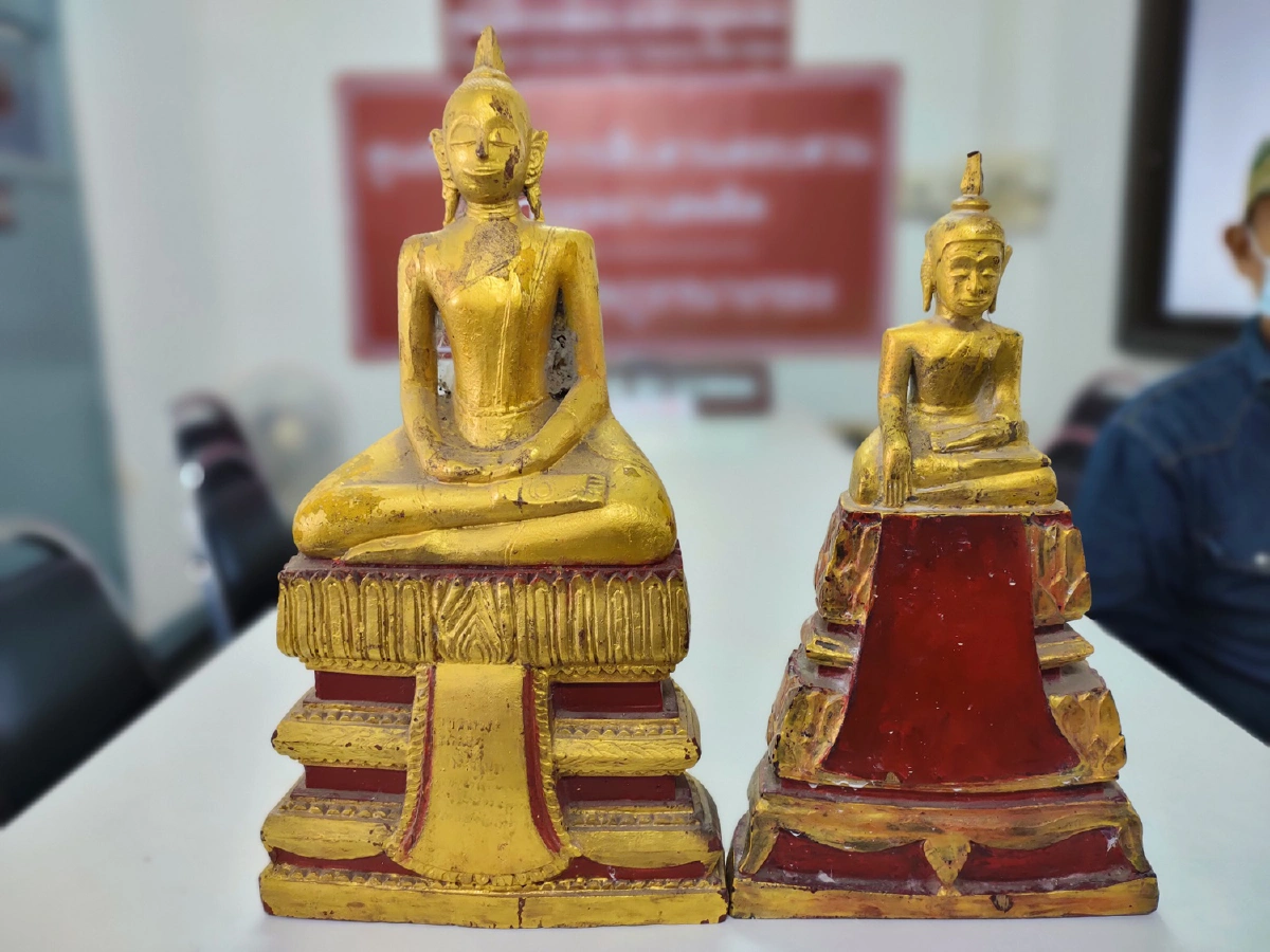 จับโจรฉกพระพุทธรูปไม้โบราณ200ปีในวัดเปิดเป็นศูนย์กักตัวโควิด