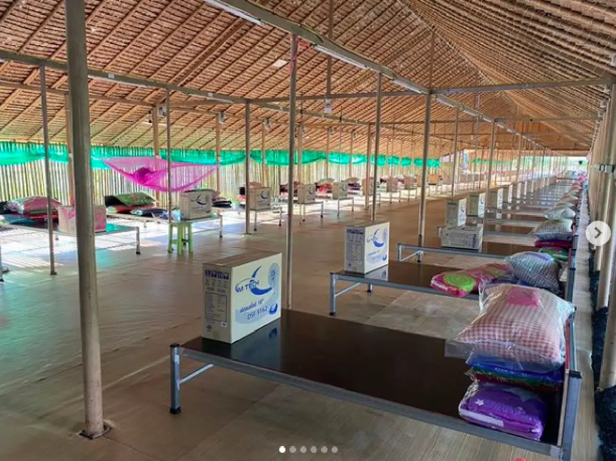 "บ๊วย เชษฐวุฒิ" มอบเงิน 1 ล้าน สร้างศูนย์พักคอยช่วยผู้ป่วยโควิด-19 