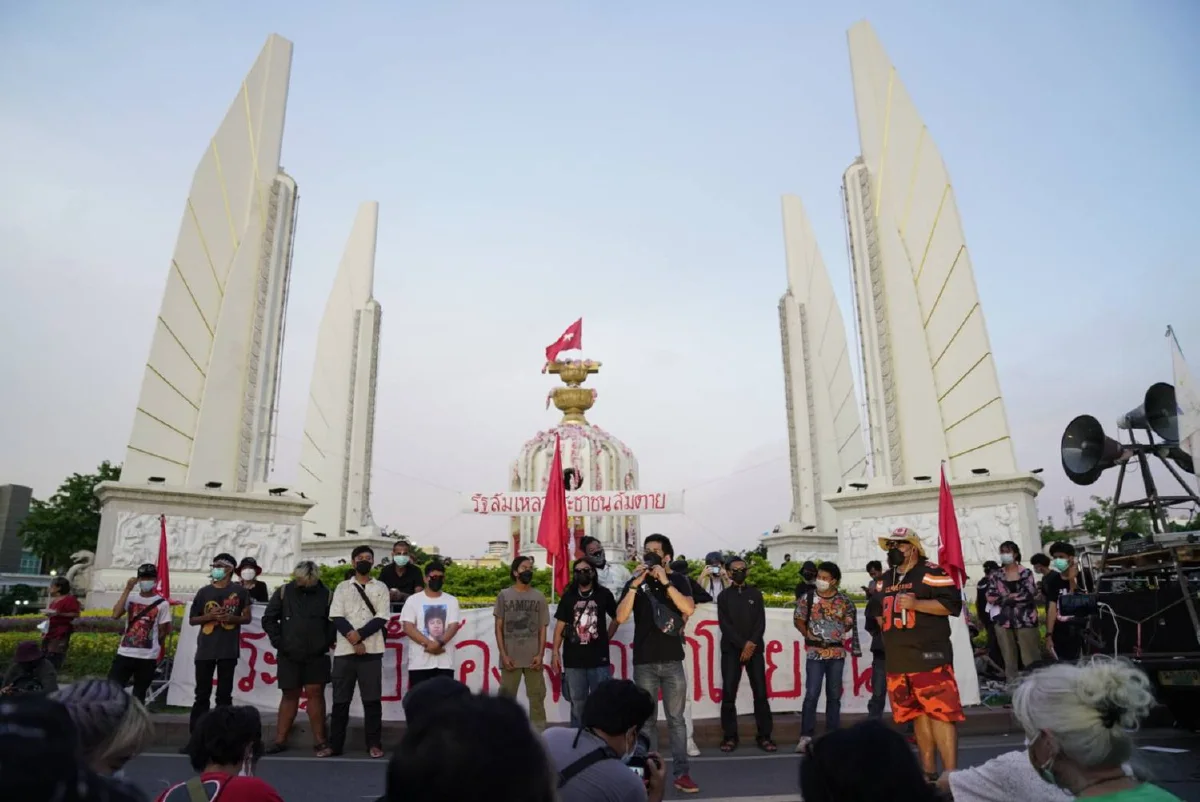 แกนนำลั่นม็อบปะทะดินแดงไม่ใช่กลุ่มอาชีวะ เตือนคิดให้เยอะอย่าเอาแต่สนุก