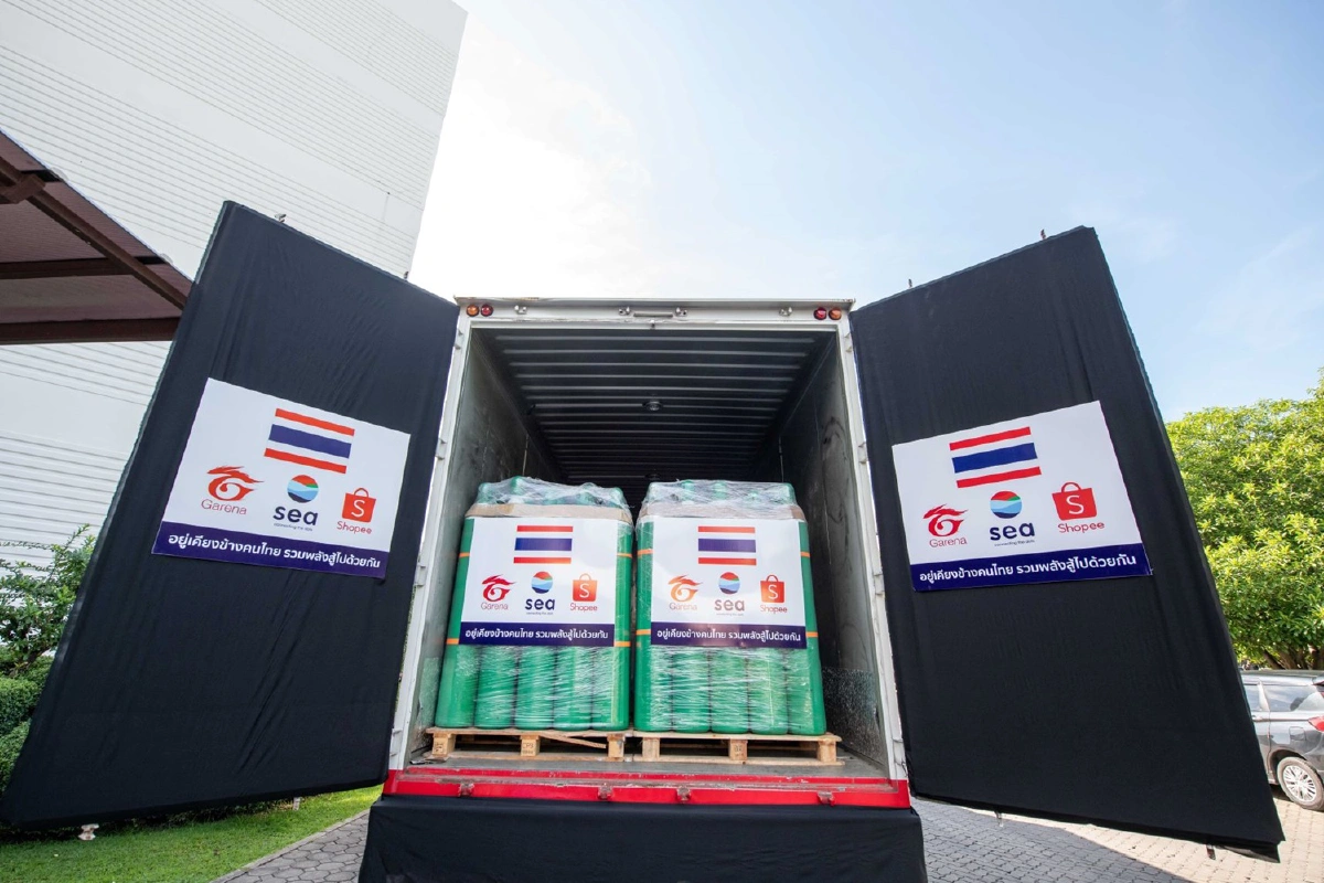 Seaและบริษัทในเครือส่งมอบถังออกซิเจนช่วยผู้ป่วยโควิดทั่วไทย