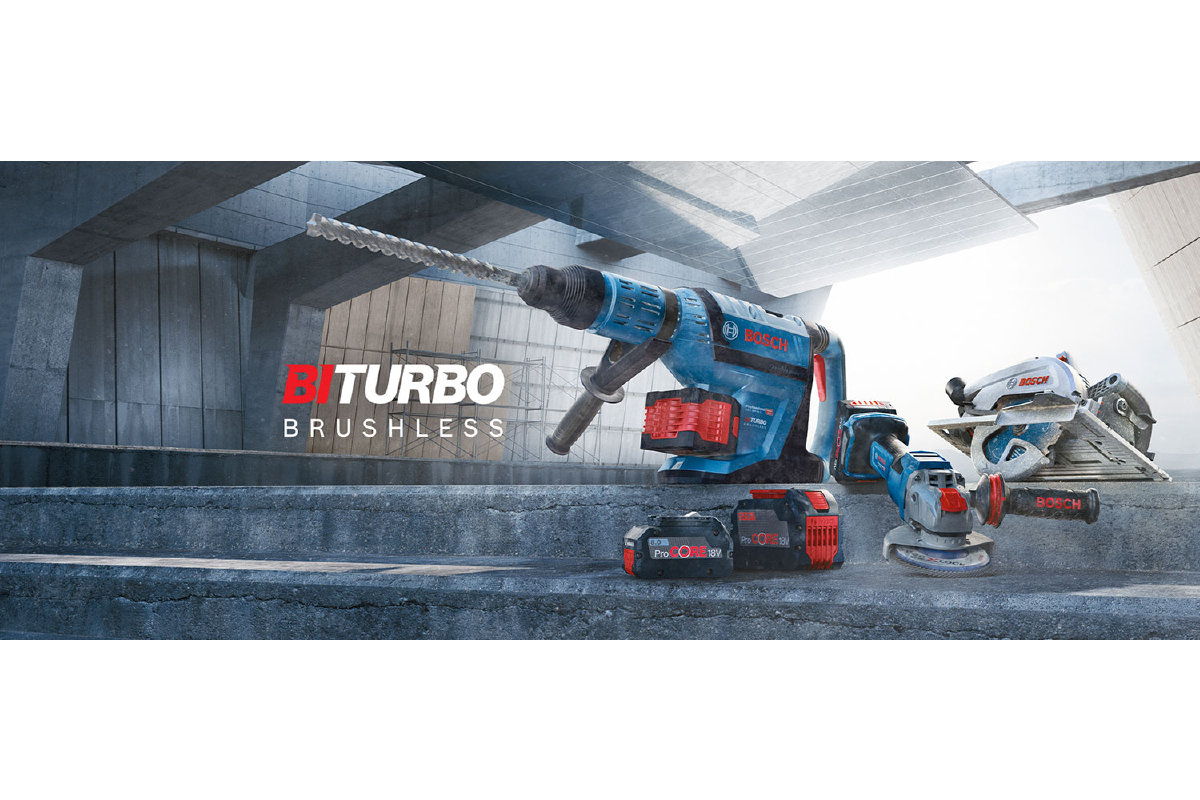 BOSCH ยกระดับมาตรฐานเครื่องมือไร้สาย เปิดตัวนวัตกรรมสุดล้ำ BITURBO Brushless ชูเทคโนโลยีมอเตอร์ไร้แปรงถ่านประสิทธิภาพสูง BOSCH ยกระดับมาตรฐานเครื่องมือไร้สาย เปิดตัวนวัตกรรมสุดล้ำ BITURBO Brushless ชูเทคโนโลยีมอเตอร์ไร้แปรงถ่านประสิทธิภาพสูง