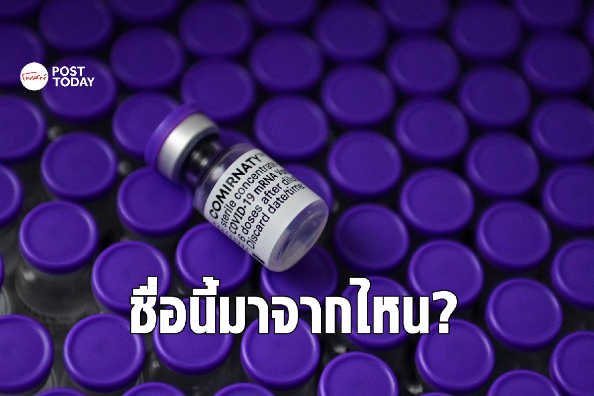 เปิดที่มา 'Comirnaty' ชื่อจริงๆ ของวัคซีน Pfizer เปิดที่มา 'Comirnaty' ชื่อจริงๆ ของวัคซีน Pfizer