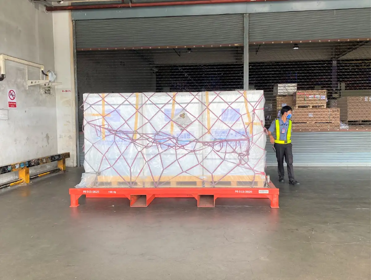 วัคซีน"ซิโนฟาร์ม" ล็อต7จำนวน2ล้านโดสมาถึงไทยแล้ว