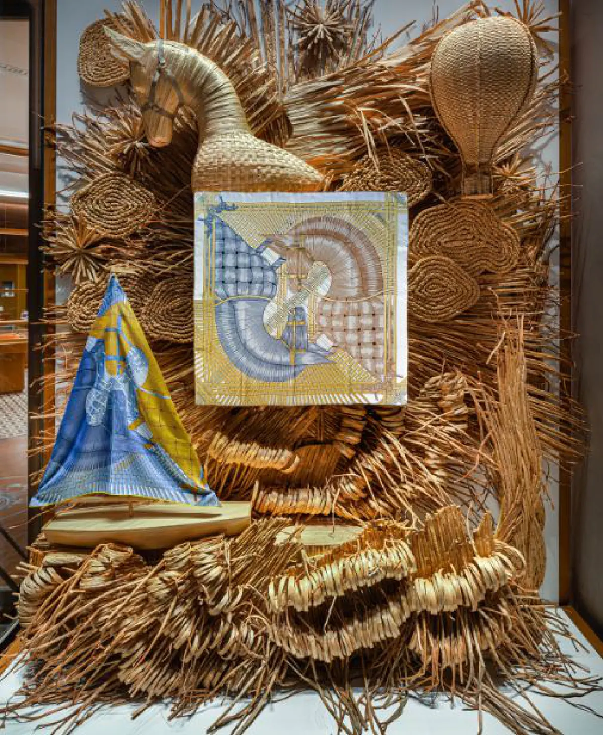 HERM?S เชิญศิลปิน ธีรวัฒน์ เฑียรฆประสิทธิ์ ออกแบบ WINDOW DISPLAY ใหม่ ภายใต้คอนเซ็ปต์ “การเดินทางของม้าสาน”