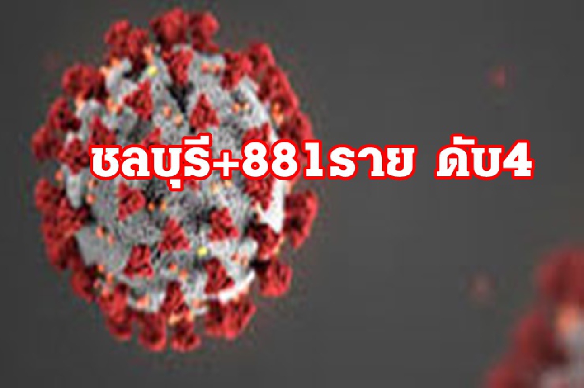 "ชลบุรี"ติดโควิดดับอีก 4 ติดเชื้อใหม่ 881 ราย "ชลบุรี"ติดโควิดดับอีก 4 ติดเชื้อใหม่ 881 ราย