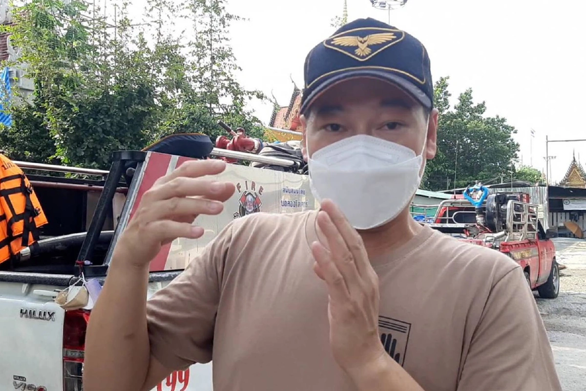 ฝนเทสมุทรปราการ วัดกิ่งแก้วอ่วมน้ำท่วมโบสถ์-วิหารสูงกว่า 1เมตร