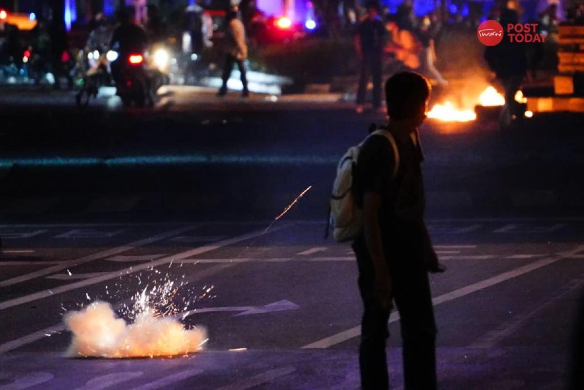 จับม็อบป่วนดินแดง18ราย ขว้างปาสิ่งของใส่สถานที่ราชการ-รพ. วางเพลิง