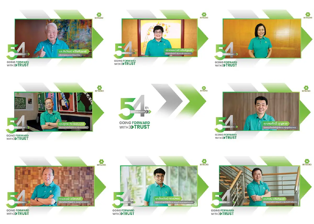 เครือเบทาโกร ครบรอบ 54 ปี  สร้างความเชื่อมั่น พร้อมปรับตัวอยู่ร่วมกับโควิดอย่างมั่นคง ปลอดภัย และมีความสุข