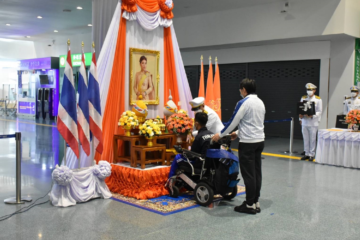 เจ้าฟ้าสิริวัณณวรี พระราชทานช่อดอกไม้ นักกีฬาพาราลิมปิกเกมส์ เจ้าฟ้าสิริวัณณวรี พระราชทานช่อดอกไม้ นักกีฬาพาราลิมปิกเกมส์