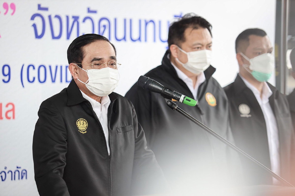 นายก ตรวจเยี่ยมโครงการแฟคทอรี่แซนด์บ็อกซ์ สร้างภูมิคุ้มกันหมู่แรงงานในสถานประกอบการ จ.นนทบุรี นายก ตรวจเยี่ยมโครงการแฟคทอรี่แซนด์บ็อกซ์ สร้างภูมิคุ้มกันหมู่แรงงานในสถานประกอบการ จ.นนทบุรี