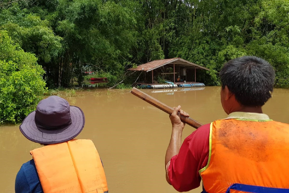 พายุโกนซินกระทบพื้นที่รอยต่อ4อำเภอชัยภูมิ 