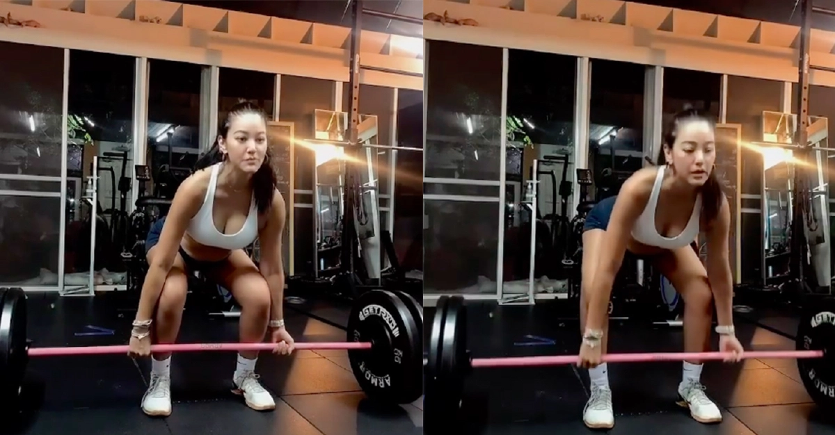 “พิตต้า” สุดสตรองอุ้มท้อง 6 เดือน ยกน้ำหนักแบบเดดลิฟต์ เห็นแล้วอึ้งไปเลย