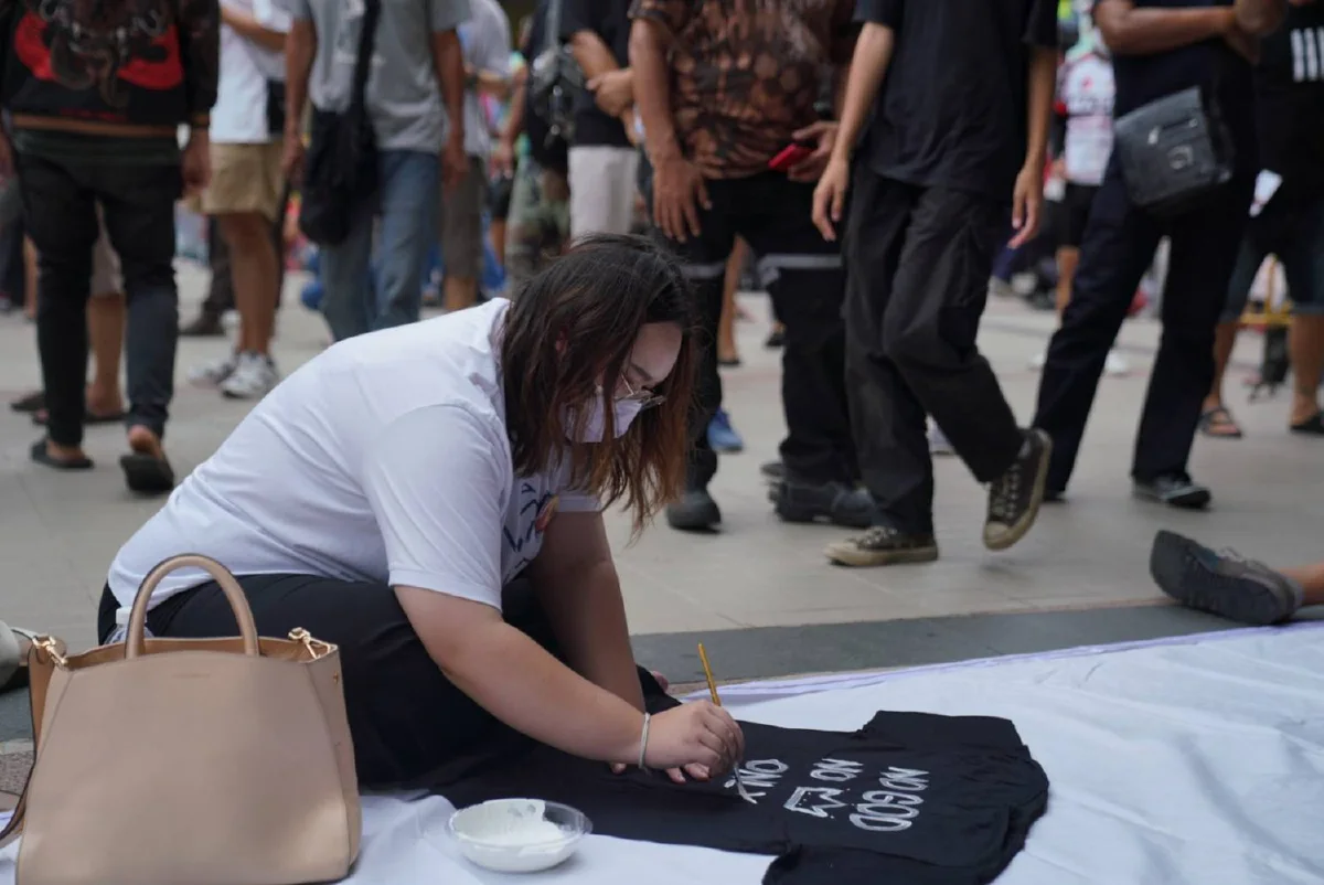 ภาพชุดแนวร่วมธรรมศาสตร์ฯจัดกิจกรรม "1ปีจากความจริงสู่ความหวัง"