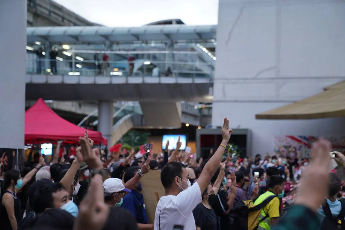 ภาพชุดแนวร่วมธรรมศาสตร์ฯจัดกิจกรรม "1ปีจากความจริงสู่ความหวัง"