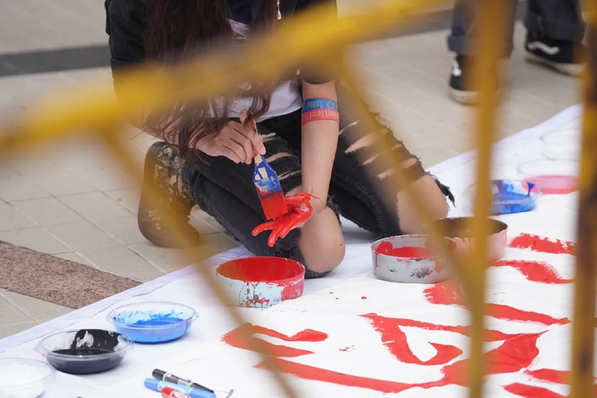 ภาพชุดแนวร่วมธรรมศาสตร์ฯจัดกิจกรรม "1ปีจากความจริงสู่ความหวัง"