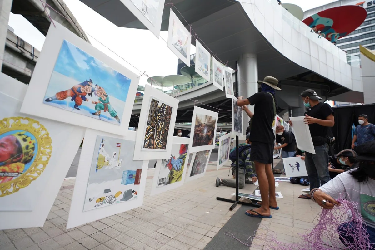 ภาพชุดแนวร่วมธรรมศาสตร์ฯจัดกิจกรรม "1ปีจากความจริงสู่ความหวัง"