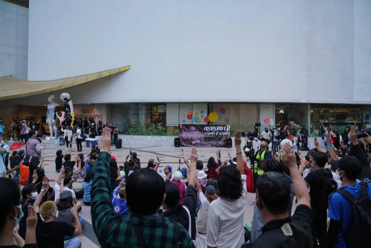 ภาพชุดแนวร่วมธรรมศาสตร์ฯจัดกิจกรรม "1ปีจากความจริงสู่ความหวัง"