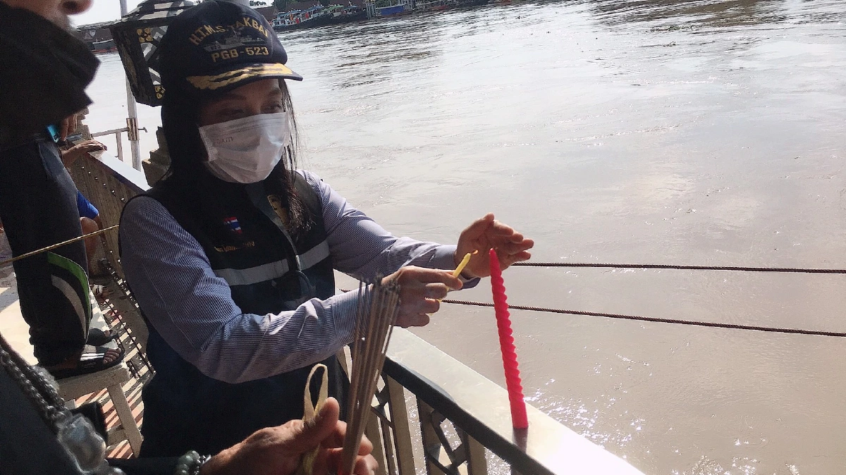 "ธนภร"ลงพื้นที่ดูเหตุเรือล่มในแม่น้ำเจ้าพระยาหาทางป้องกันระยะยาว