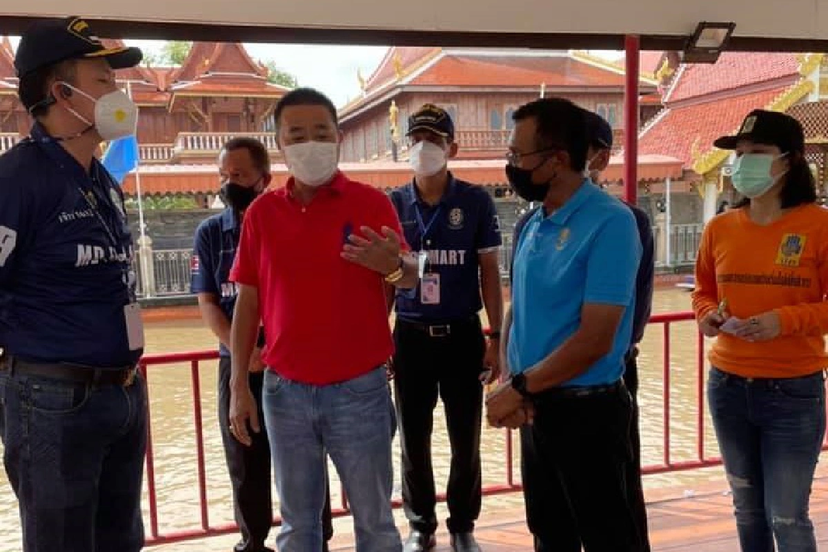  กรมเจ้าท่ายุติกู้เรือล่มหน้าวัดพนัญเชิงเหตุกระแสน้ำไหลแรงมาก
