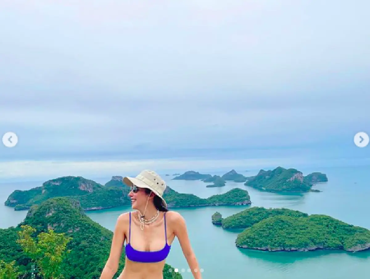 "ไอซ์ อภิษฎา" ทำเกาะสมุยร้อนฉ่า โชว์เซ็กซี่จัดเต็มในแฟชั่นชุดว่ายน้ำ