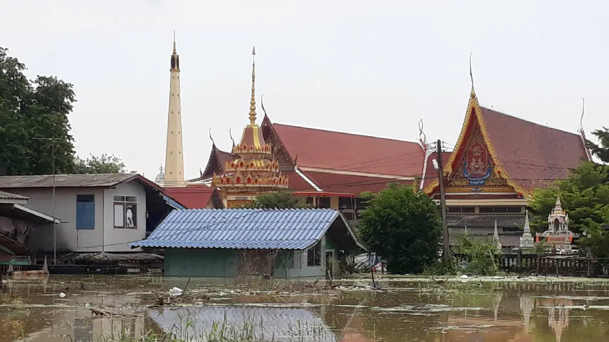 อยุธยาถูกน้ำท่วม 10 อำเภอบ้านเรือนจมแล้ว 31,030 หลัง 