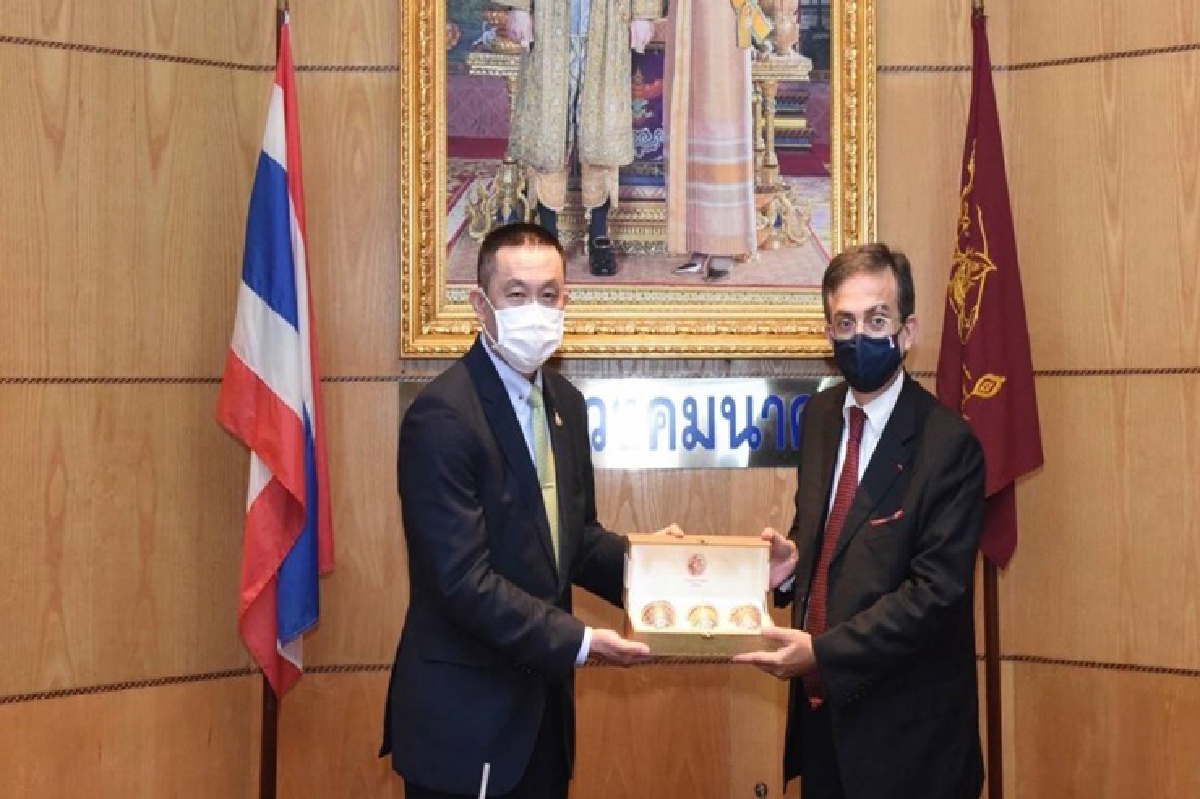 "ศักดิ์สยาม" ถกทูตฝรั่งเศส ประสานความร่วมมือด้านคมนาคมขนส่ง "ศักดิ์สยาม" ถกทูตฝรั่งเศส ประสานความร่วมมือด้านคมนาคมขนส่ง