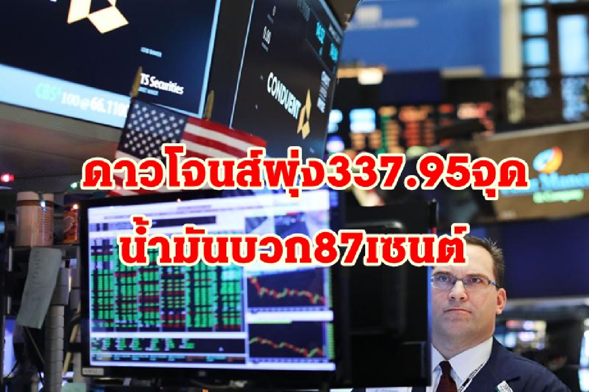ดาวโจนส์,น้ำมันปิดพุ่ง/ทองลง ดาวโจนส์,น้ำมันปิดพุ่ง/ทองลง