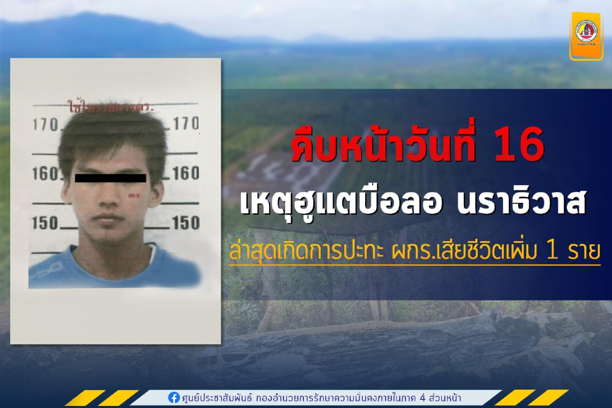 เหตุไม่สงบบ้านฮูแตยือลอคืบ วิสามัญผู้ก่อเหตุดับ1 เหตุไม่สงบบ้านฮูแตยือลอคืบ วิสามัญผู้ก่อเหตุดับ1