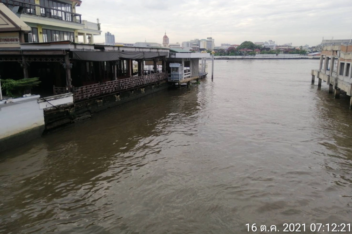 ส่องสถานการณ์น้ำเหนือไหลผ่านเจ้าพระยาช่วงกทม.